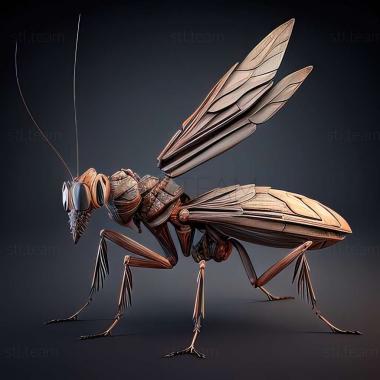 3D model Ichneumon rufofacialis (STL)